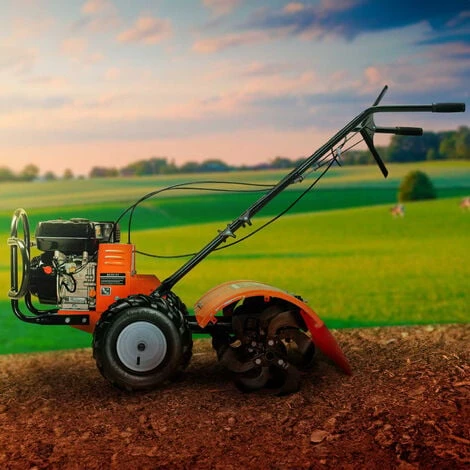 Motocoltivatore A Scoppio 196Cc Ampiezza Taglio 70cm Super Potente Certificata Ce Con Starter Elettrico 2 Motocoltivatore A Scoppio 196Cc Ampiezza Taglio 70cm Super Potente Certificata Ce Con Starter Elettrico - immagine 2