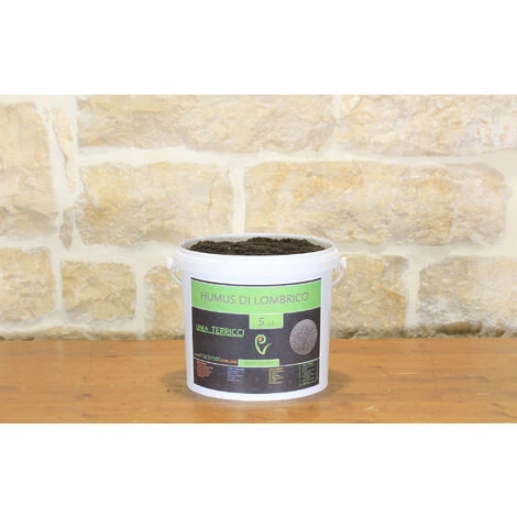 Humus Di Lombrico - Agrilombrico In Secchiello Da 5 Lt. 1 Humus Di Lombrico - Agrilombrico In Secchiello Da 5 Lt.