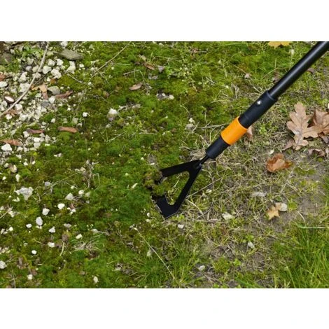 FISKARS Zappa Olandese, Testa Di Attrezzo, Larghezza: 12,5 Cm, Testa In Acciaio Al Boro, Nero/Arancione, QuikFit, 1000676 2 FISKARS Zappa Olandese, Testa Di Attrezzo, Larghezza: 12,5 Cm, Testa In Acciaio Al Boro, Nero/Arancione, QuikFit, 1000676 - immagine 2