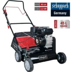 SCARIFICATORE ARIEGGIATORE SCOPPIO 4T 118CC 18 LAME CESTELLO 45L SCHEPPACH SC40P