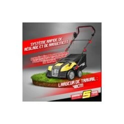 GARDEO GSCEE1802B4W - Scarificatore Arieggiatore Elettrico 1800W, Larghezza Area Di Lavoro 40 Cm. Garanzia 3 Anni -Negozio al dettaglio Piante Casa 13851921 4