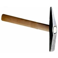 Sacit Martellina Per Saldature Con Manico In Legno Testa Punta/Taglio