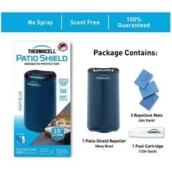 THERMACELL MINI HALO Repellente Anti ZANZARE Insetti 20mq Gas Butano Grafite -Negozio al dettaglio Piante Casa 22915585 4