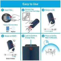 THERMACELL MINI HALO Repellente Anti ZANZARE Insetti 20mq Gas Butano Grafite -Negozio al dettaglio Piante Casa 22915585 5