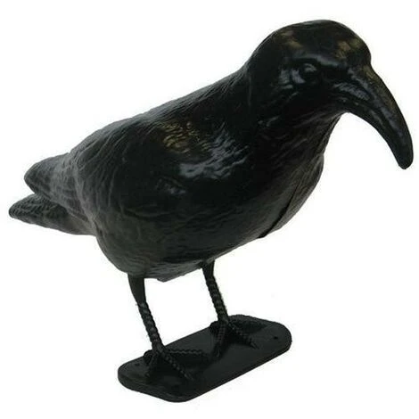 Spaventapasseri Spaventa Uccelli Da Giardino Per Esterni E Balcone A Forma Di Corvo -Corvo 3 Spaventapasseri Spaventa Uccelli Da Giardino Per Esterni E Balcone A Forma Di Corvo -Corvo - immagine 3