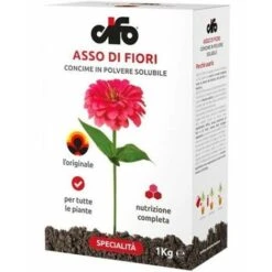 Cifo ASSO DI FIORI Concime NPK 20.20.20 Polvere Solubile 1 KG