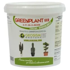 Greenplant, NPK(Mg) 6-21-36+(3) + Microelementi (1 Kg), Concime In Polvere Idrosolubile Per Piante E Fiori