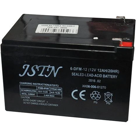 BATTERIA RICAMBIO Mm.151x65xh.100 - 12V 10Ah - Piombo 1 BATTERIA RICAMBIO Mm.151x65xh.100 - 12V 10Ah - Piombo