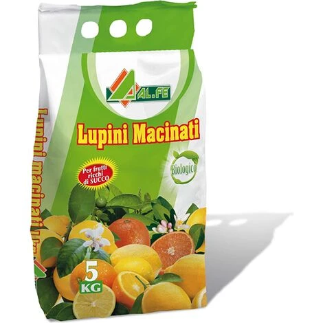 AL.FE LUPINI MACINATI Concime Biologico Agrumi Acidofile 5 KG 5 KG 1 AL.FE LUPINI MACINATI Concime Biologico Agrumi Acidofile 5 KG 5 KG