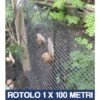 RETE PER ALLEVAMENTO LUMACHE ANTILUMACA ANTI LUMACA MT 1X100 CON 2 BALZI (34184)