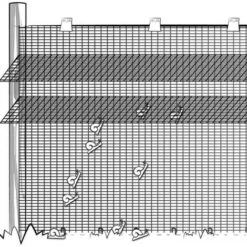 RETE PER ALLEVAMENTO LUMACHE ANTILUMACA ANTI LUMACA MT 1X100 CON 2 BALZI (34184) 6 RETE PER ALLEVAMENTO LUMACHE ANTILUMACA ANTI LUMACA MT 1X100 CON 2 BALZI (34184) -Negozio al dettaglio Piante Casa 25108658 3