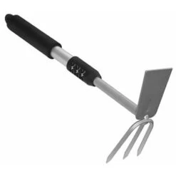 ZAPPETTA PLATINO TRIDENTE QUADRO MANICO ALLUMINIO GIARDINO ORTO CM 36 (19306)