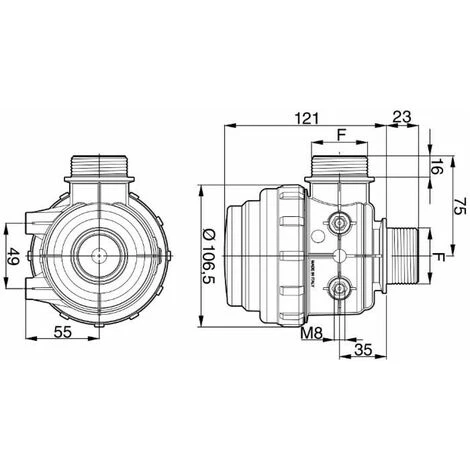 Filtro Di Aspirazione ARAG - G 1" 1/4 - 60 L / Min - Acciaio Inox 50 Mesh 2 Filtro Di Aspirazione ARAG - G 1" 1/4 - 60 L / Min - Acciaio Inox 50 Mesh - immagine 2