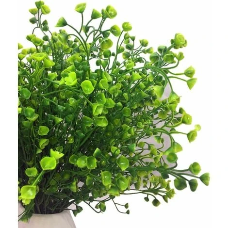 LangRay Arbusti Artificiali Cespugli, Plastica Piante Verdi Finte Interni Esterni Matrimonio Giardino Domestico Veranda Cucina Ufficio Centrotavola Arrangiamenti Decorazione Di Natale - Verde 8 Pezzi 5 LangRay Arbusti Artificiali Cespugli, Plastica Piante Verdi Finte Interni Esterni Matrimonio Giardino Domestico Veranda Cucina Ufficio Centrotavola Arrangiamenti Decorazione Di Natale - Verde 8 Pezzi - immagine 5