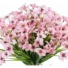 10 Bundles Fiori Artificiali Da Esterno Resistenti Ai Raggi UV No Dissolvenza Fiori Viola Finti Per Interni Piante Pensili Da Esterno Giardino Patio Portico Finestra Scatola Matrimonio Casa Fattoria D