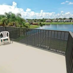 RETE PVC RECINZIONE BALCONE PROTEZIONE BAMBINI GATTI CANI PLASTICA AL MT 17008V 20X20 VERDE (17010) -Negozio al dettaglio Piante Casa 29555141 3