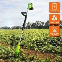 Motozappa Elettrozappa Batteria Litio 20V 2000 Mah Zappatrice Zappa Elettrica -Negozio al dettaglio Piante Casa 29592590 3