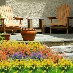 Fiori Finti Artificiali, 4Pack Eucalipto Artificiale Outdoor Resistente Ai Raggi UV Verde Arbusti Piante Fioriera Da Esterno Per Interni Decorazioni Per Giardino Domestico (Rosa) -Negozio al dettaglio Piante Casa 30556217 3