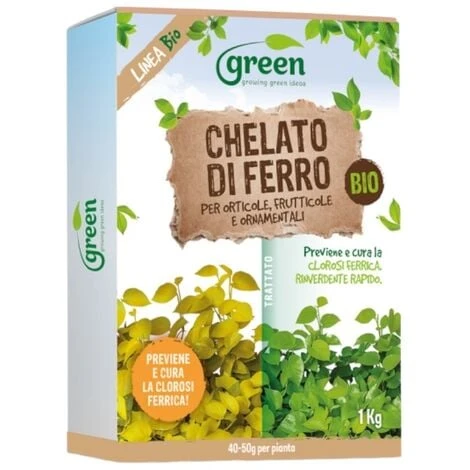 CONCIME Riverdente CHELATO DI FERRO Ingiallimento Foglia KIRON PLUS 1 KG GREEN 1 CONCIME Riverdente CHELATO DI FERRO Ingiallimento Foglia KIRON PLUS 1 KG GREEN