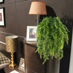 Fern Piante Artificiali Piante Pensili Piante Verdi Artificiali Piante Di Plastica Per Balcone Esterno Matrimonio In Vaso Decorazione Da Giardino 2 Pezzi -Negozio al dettaglio Piante Casa 31025679 5