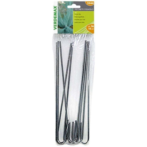 PICCHETTI FISSATELI 10PZDA 26CM VERDEMAX V002544 1 PICCHETTI FISSATELI 10PZDA 26CM VERDEMAX V002544