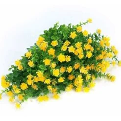 SOEKAVIA Fiori Finti Artificiali Per Esterni, Verde In Plastica Artistica Per Fioriere Da Appendere All'aperto Per Interni Home Office Decorazioni Per La Fattoria Di Nozze 8 Pezzi Giallo 8 SOEKAVIA Fiori Finti Artificiali Per Esterni, Verde In Plastica Artistica Per Fioriere Da Appendere All'aperto Per Interni Home Office Decorazioni Per La Fattoria Di Nozze 8 Pezzi Giallo -Negozio al dettaglio Piante Casa 35821404 4