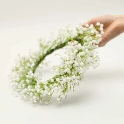 SOEKAVIA Neonati Respiro Artificiale Bouquet Finto Gypsophila Fiore Sfuso In Bianco Per Ghirlanda Di Nozze Decorazione Per Giardino Per Feste A Casa 8 Pezzi -Negozio al dettaglio Piante Casa 36224029 4