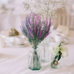 SOEKAVIA 6 Pezzi Fiori Di Lavanda Artificiale, Fiori Viola Di Lavanda Artificiale, Fiori Di Lavanda Finti Pianta Di Lavanda Artificiale, Decorazione Di Fiori Artificiali Per Giardino Di Nozze Fai Da T -Negozio al dettaglio Piante Casa 36293741 4