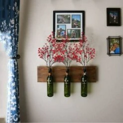 SOEKAVIA 4 Pezzi Di Fiori Artificiali Per L'alito Del Bambino Bouquet Di Piante Artificiali Decorazione Rossa Matrimonio Festa A Casa Composizione Floreale -Negozio al dettaglio Piante Casa 36735403 3