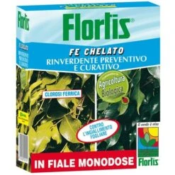 FERRO CHELATO Concime Riverdente UNIVERSALE PER CLOROSI In Fiale 10 Pz Flortis