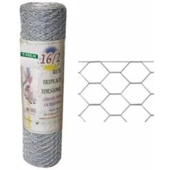 T-Rex Rotolo Rete Tripla 51/4-0,90 H 150 M 25