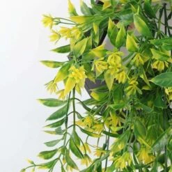 Piante Pendenti Verdi Artificiali Di 2 Pezzi Di Edera Artificiale Per Feste, Matrimoni, Cucina, Giardino, Decorazioni Per Ufficio Giallo -Negozio al dettaglio Piante Casa 52008564 3