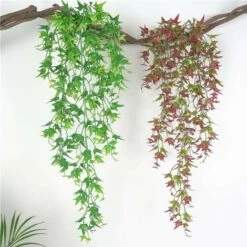 Artificial Ivy Hanging Set Of 2 For Home, Garden, Office, Home Decor Red -Negozio al dettaglio Piante Casa 52010384 3