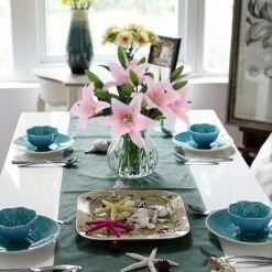 Fiori Artificiali, 5 Pezzi Real Touch Lattice Fiori Di Giglio Artificiale In Vasi Bouquet Da Sposa / Decorazioni Per La Casa / Festa / Disposizione Di Tombe 7 Fiori Artificiali, 5 Pezzi Real Touch Lattice Fiori Di Giglio Artificiale In Vasi Bouquet Da Sposa / Decorazioni Per La Casa / Festa / Disposizione Di Tombe -Negozio al dettaglio Piante Casa 52010980 3