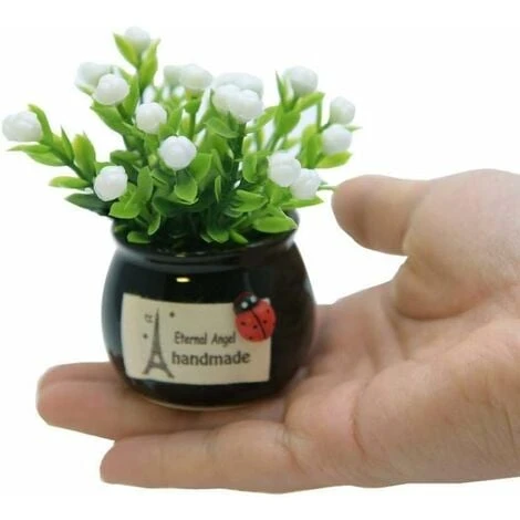 Artificiale Vaso Stabilimento Mini In Vaso Fiore Falso Grass Faux Vegetazione Fioriera Per Home Office Decorazione Della Tavola 5 Artificiale Vaso Stabilimento Mini In Vaso Fiore Falso Grass Faux Vegetazione Fioriera Per Home Office Decorazione Della Tavola - immagine 5