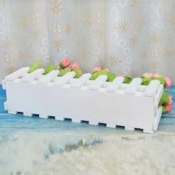 LangRay 2pcs Gerbera Artificiale Con Staccionata In Legno Margherita Margherita Fiori Di Seta Decorazione Fiori Artificiali Piante In Vaso Crisantemo Finto Fiori Artificiali Bonsai Piante Artificiali -Negozio al dettaglio Piante Casa 52012825 5