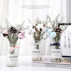 Vaso Di Fiori Secchi Puntelli Photo Shooting Decorazione Della Casa Decorazione Bouquet-Vaso Di Fiori Secchi Set Per La Casa 4 -Negozio al dettaglio Piante Casa 52013303 3