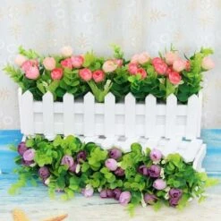 LangRay Rose Piante Artificiali Con Recinzione Fiori Artificiali Finti Con Vaso Simulazione Piante In Vaso Bonsai Fiori Artificiali Piante Artificiali Ornamenti Per Balconi Decorazioni 30 7.5 17 Cm 7 LangRay Rose Piante Artificiali Con Recinzione Fiori Artificiali Finti Con Vaso Simulazione Piante In Vaso Bonsai Fiori Artificiali Piante Artificiali Ornamenti Per Balconi Decorazioni 30 7.5 17 Cm -Negozio al dettaglio Piante Casa 52013429 3