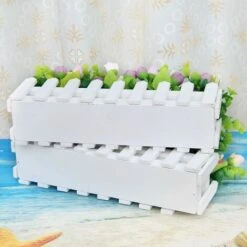 LangRay Rose Piante Artificiali Con Recinzione Fiori Artificiali Finti Con Simulazione In Vaso Piante In Vaso Bonsai Fiori Artificiali Piante Artificiali Ornamenti Per Balconi Decorazioni 30 7,5 17 -Negozio al dettaglio Piante Casa 52013434 4