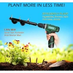 Fresa Da Giardino LangRay 80 Mm, Pratico Attrezzo Per Piantare, Punta Da Trapano Professionale Esagonale Per Bulbi Da Fiore, Piantatrice Per Perforazione Di Alberi (80 X 300 Mm) 7 Fresa Da Giardino LangRay 80 Mm, Pratico Attrezzo Per Piantare, Punta Da Trapano Professionale Esagonale Per Bulbi Da Fiore, Piantatrice Per Perforazione Di Alberi (80 X 300 Mm) -Negozio al dettaglio Piante Casa 52015634 3