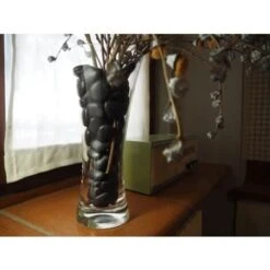 Re-Pebbles Confezione Da 80 Sassi Decorativi Nero 25x25cm In Plastica Riciclata -Negozio al dettaglio Piante Casa 52580131 3