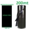 TELO BIO FILM PACCIAMATURA BIODEGRADABILE BOBINA DA 200 M NON FORATO LARG. 1 M