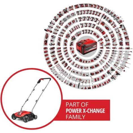Einhell Ventilatore Verikutir Della Batteria 18V GC-SC 18/28 Li Power X-Change Dispositivo Solista 2 Einhell Ventilatore Verikutir Della Batteria 18V GC-SC 18/28 Li Power X-Change Dispositivo Solista - immagine 2