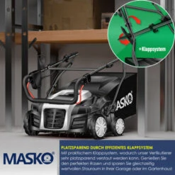 MASKO® Scarificatore Arieggiatore Elettrico 2in1 Per Prato -1800 Watt - Larghezza Di Lavoro 40 Cm - Sacco Di Raccolta Da 55L - Incl. Rullo Arieggiatore - Aeratore Per Rimozione Muschio - Profondità D 8 MASKO® Scarificatore Arieggiatore Elettrico 2in1 Per Prato -1800 Watt - Larghezza Di Lavoro 40 Cm - Sacco Di Raccolta Da 55L - Incl. Rullo Arieggiatore - Aeratore Per Rimozione Muschio - Profondità D -Negozio al dettaglio Piante Casa 52767772 4