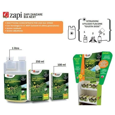 ZAPI - 422455 - Tator BIA Next Insetticida Zanzare 1 Lt X 1500 Mq 2 ZAPI - 422455 - Tator BIA Next Insetticida Zanzare 1 Lt X 1500 Mq - immagine 2