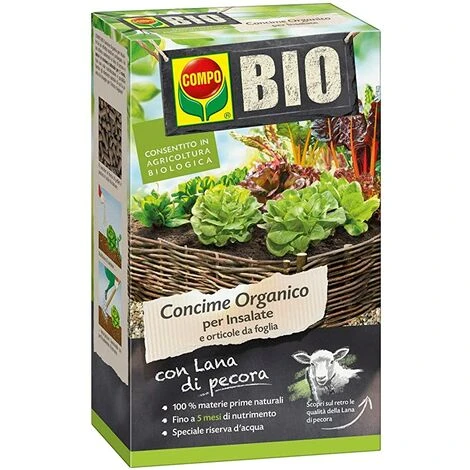 COMPO BIO - 750gr - CONCIME ORGANICO CON LANA DI PECORA PER INSALATE E ORTICOLE 1 COMPO BIO - 750gr - CONCIME ORGANICO CON LANA DI PECORA PER INSALATE E ORTICOLE
