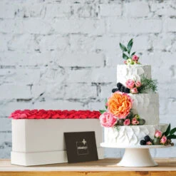 Relaxdays Bouquet Rose Eterne, Flower Box Bianco Con 20 Fiori Finti, Elegante Idea Regalo, Scatola Romantica, Rosso 7 Relaxdays Bouquet Rose Eterne, Flower Box Bianco Con 20 Fiori Finti, Elegante Idea Regalo, Scatola Romantica, Rosso -Negozio al dettaglio Piante Casa 54889757 3