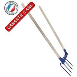 Aerogrif' 4 Denti 2 Manici 1,10 M, Tipo Grelinette, Attrezzo Da Giardinaggio Biologico Outils Perrin