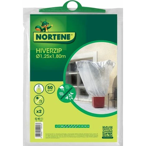 Set Di 2 Coperture Per Lo Svernamento Hiverzip - 2 X 1,80 M Nortene 5 Set Di 2 Coperture Per Lo Svernamento Hiverzip - 2 X 1,80 M Nortene - immagine 5