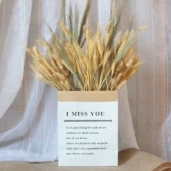 HIASDFLS 100 Foglie Di Grano Essiccate Da 40 Cm Per Camino, Casa, Cucina, Chiesa, Tavolo Da Matrimonio, Ghirlanda Di Natale -Negozio al dettaglio Piante Casa 59010127 4